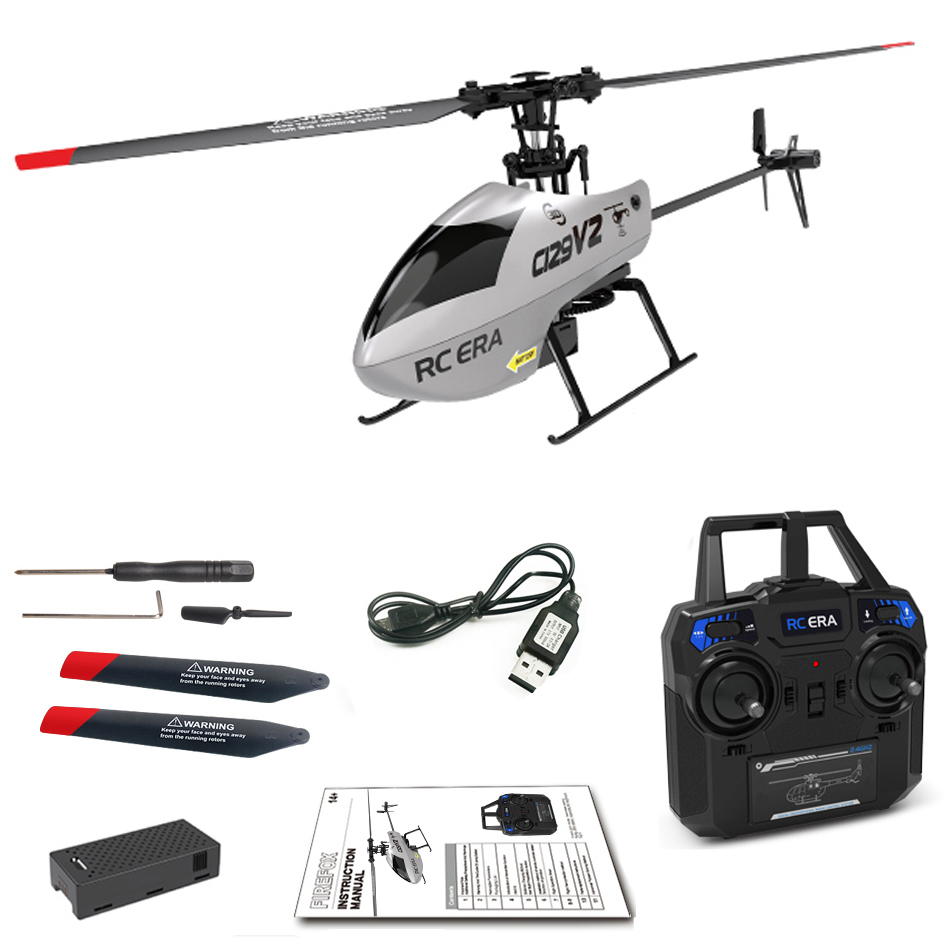 Rc Helicopter Nitro - Rc Tijdperk C129 V2 One Click