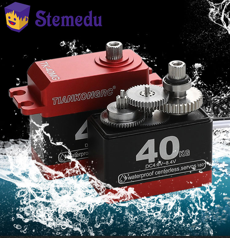Rc Helicopter Servo - Waterdichte Digitale 40Kg Metalen Coreless Motor