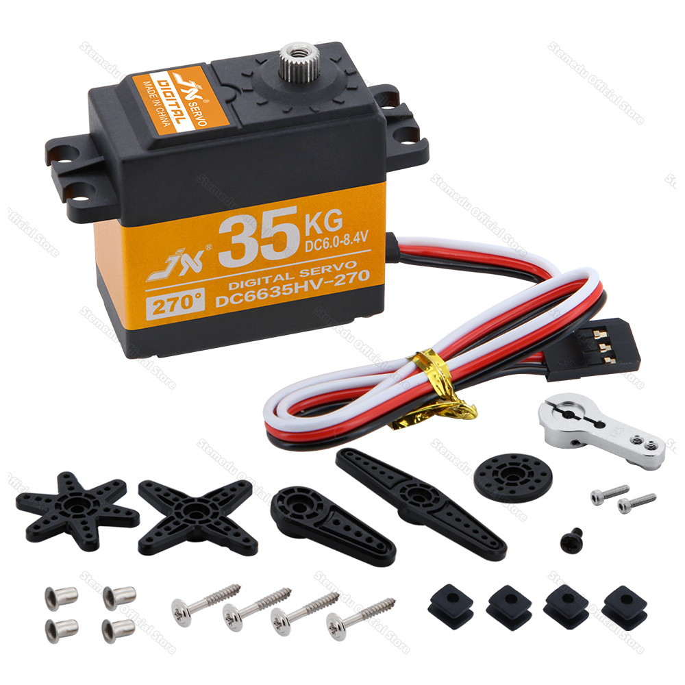 Rc Helicopter Servo - JX Servo DC6635HV 35KG Koppel 180/270/360