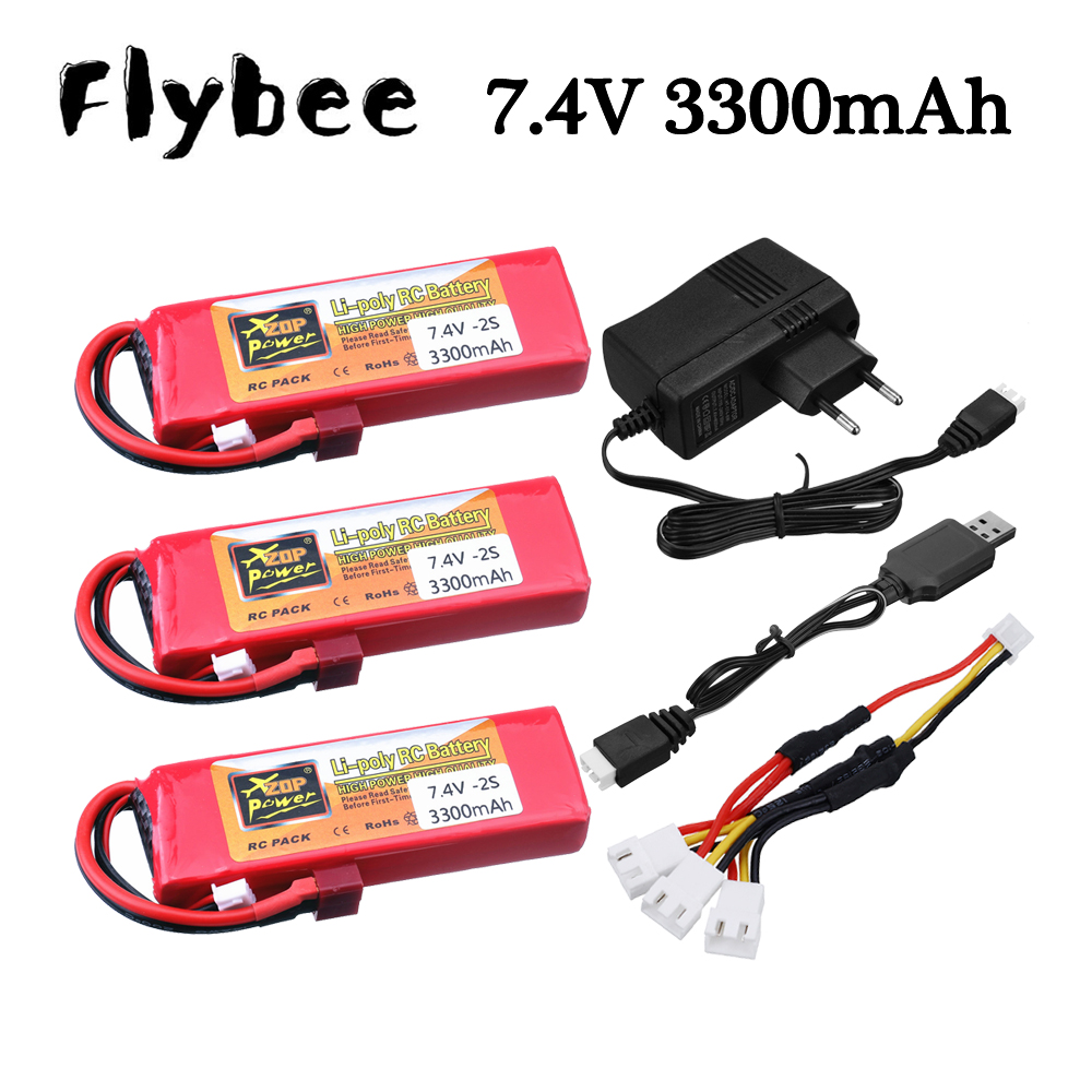 Rc Helicopter Charger - 2S 7.4V 3300Mah Lipo Acculader Sets