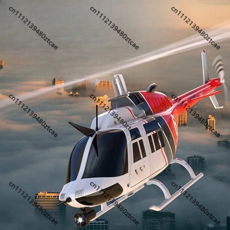 C138 6CH Single Rotor Flybarle - Rc Helicopter Single Rotor recensie en prijs
