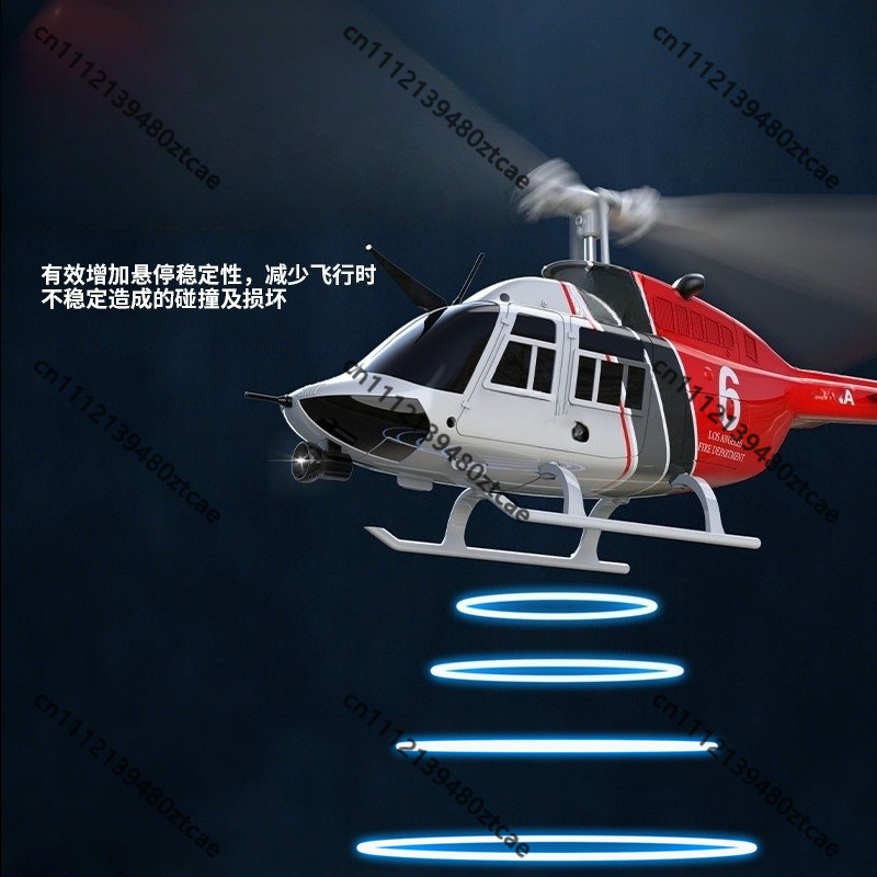 C138 6CH Single Rotor Flybarle - Rc Helicopter Single Rotor recensie en prijs