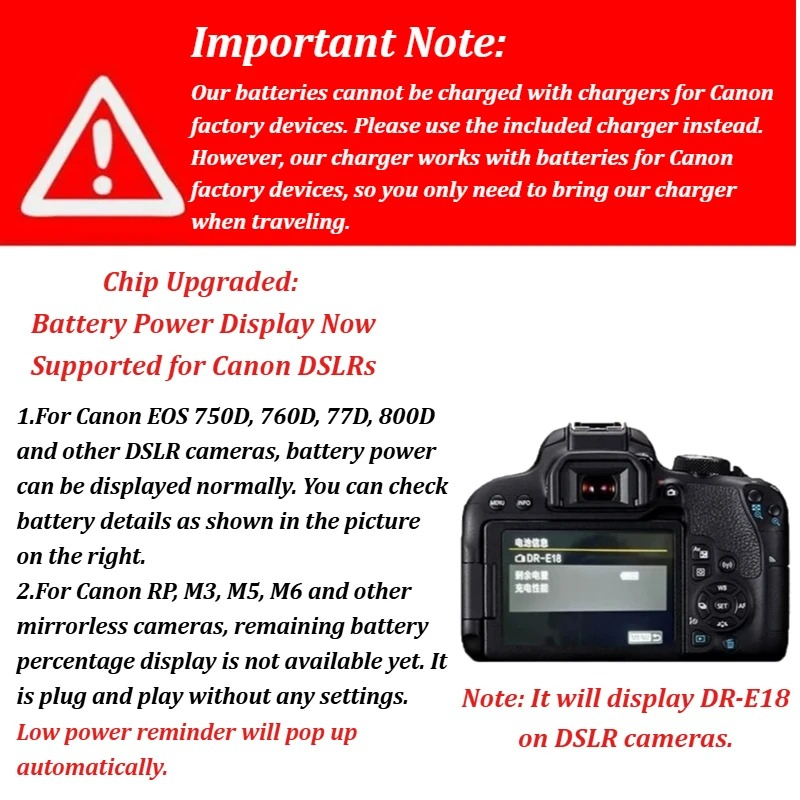 Oplaadbare Li-ion batterij LP- - Canon Camera Eos R8 recensie en prijs