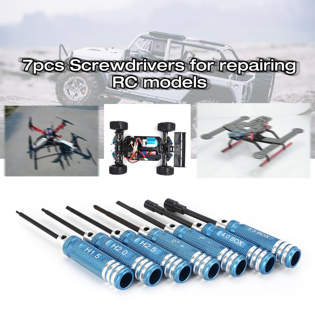 YSIDO 7 Stuks 1.5 2.0 2.5mm He - Rc Helicopter Tool Kit recensie en prijs